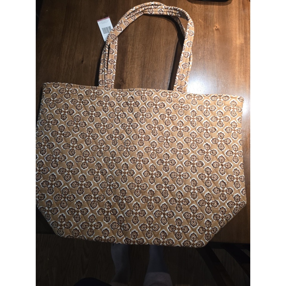 NWT Vera Bradley Grand Tote. Butter Cookie Medallion Apple Cinnamon. - Picture 13 of 14
